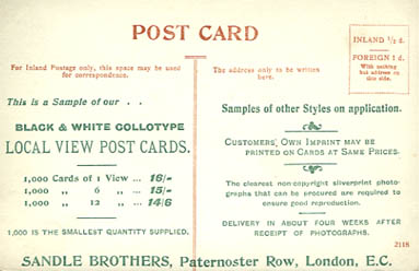 Collotype Card